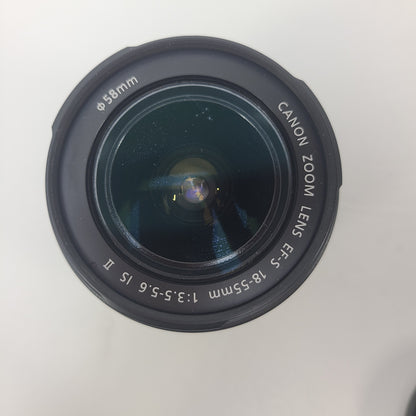 Canon EF-S zoom lens 18-55mm f/3.5-5.6 II Auto & Manual Lens