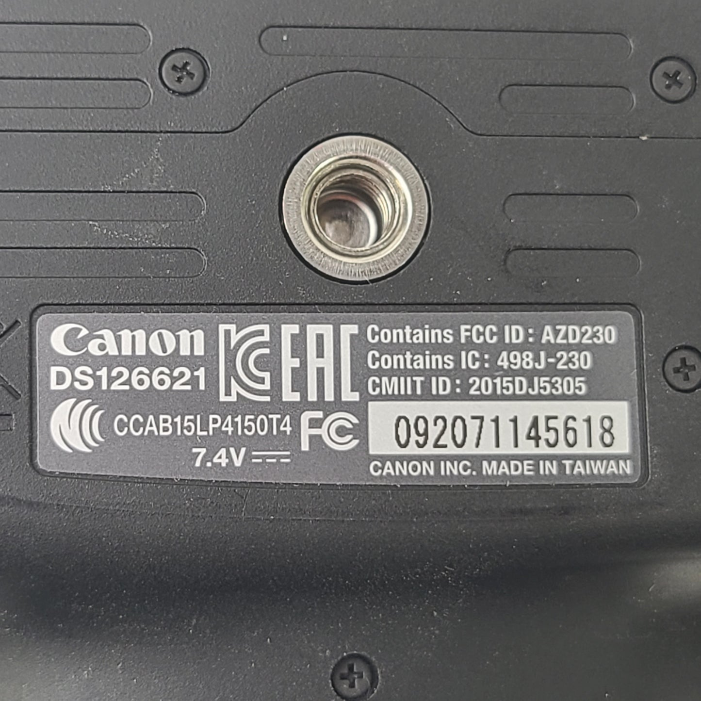 Canon EOS Rebel T6 18.0MP Digital SLR Camera