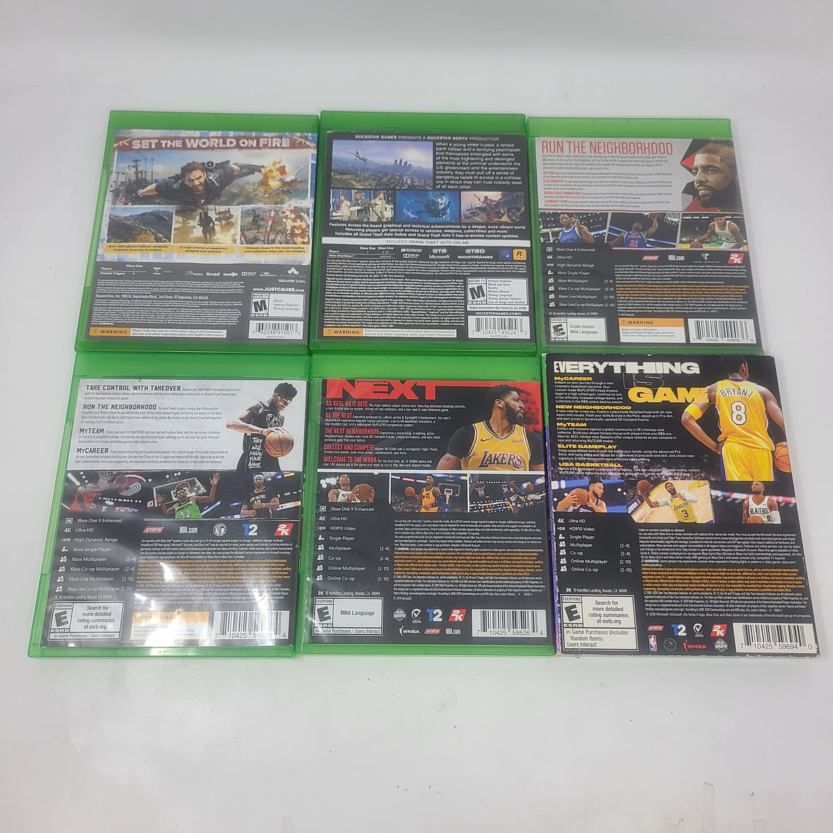 Lot of 6 Microsoft Xbox One Games