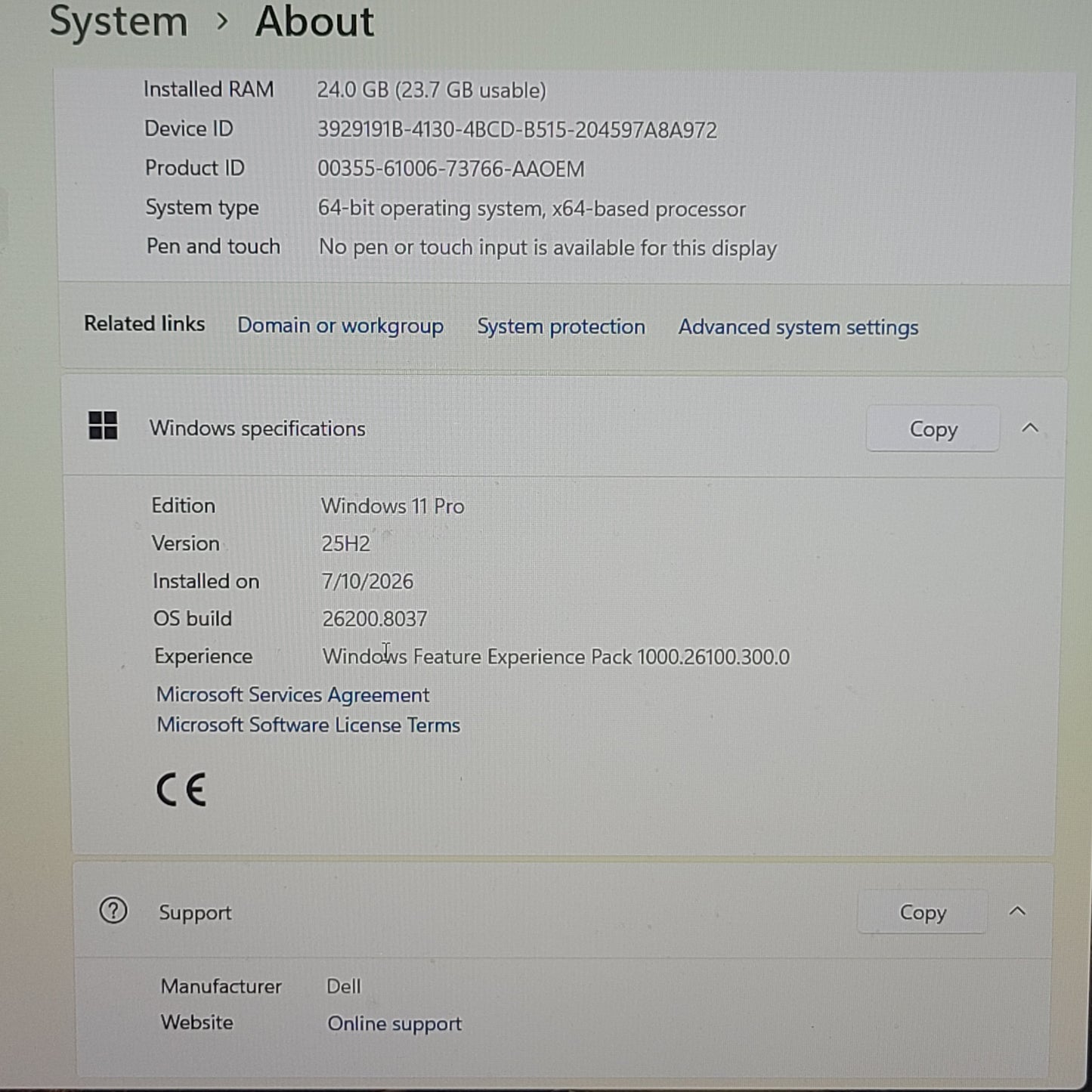 Dell Vostro 7620 16" i7-12700H 2.3GHz 16GB RAM 1TB SSD GeForce RTX 3050 Ti