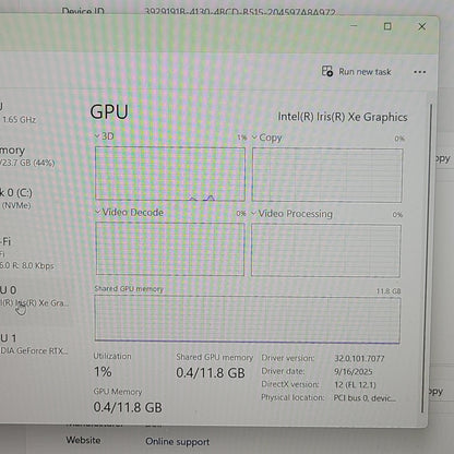 Dell Vostro 7620 16" i7-12700H 2.3GHz 16GB RAM 1TB SSD GeForce RTX 3050 Ti