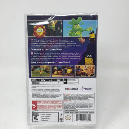 New Spongebob Squarepants: The Cosmic Shake Nintendo Switch
