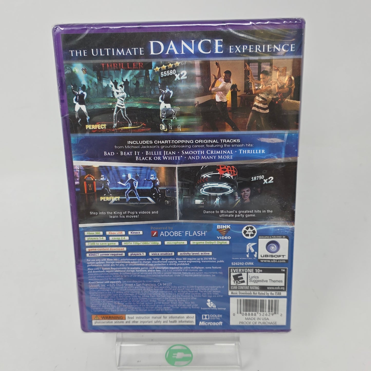 New Michael Jackson: The Experience (Microsoft Xbox 360, 2011)