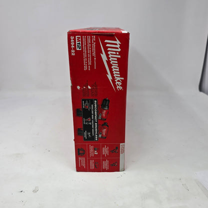 New Milwaukee 3494-22 M12 12V Subcompact Brushless 2-Tool Combo Kit