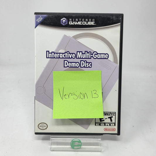 Nintendo GameCube Interactive Multi-Game Demo Disc Version 13