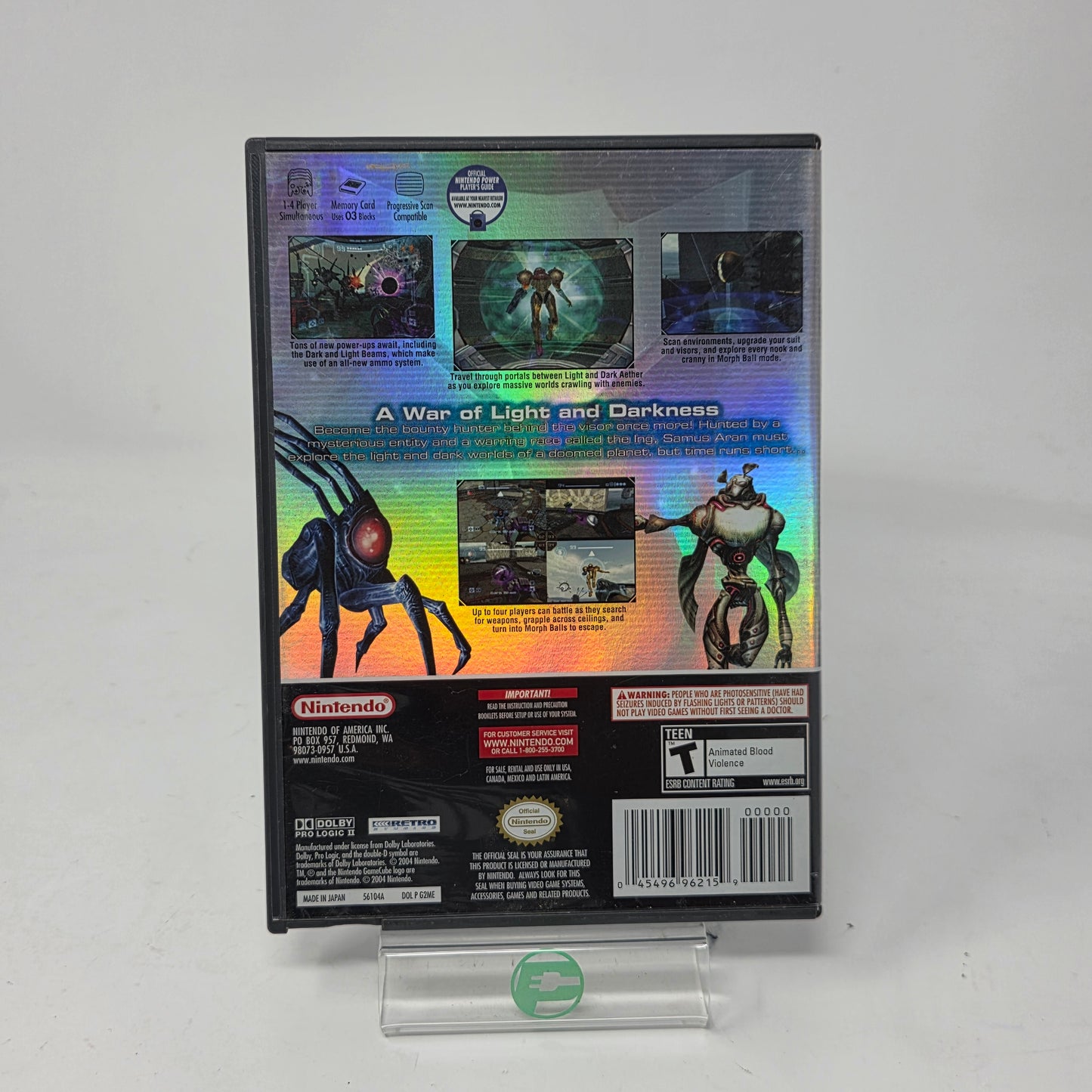 Metroid Prime 2 Echoes (Nintendo GameCube, 2004)