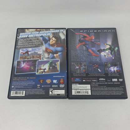 Lot of 2 Sony PS2 Games Spider-Man & Superman Returns