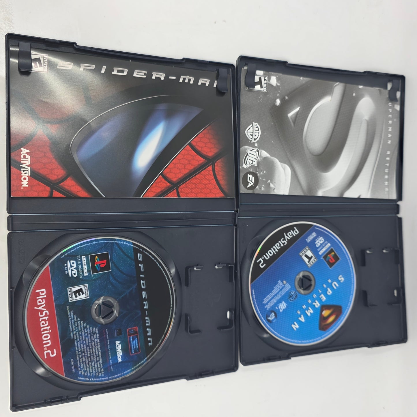 Lot of 2 Sony PS2 Games Spider-Man & Superman Returns