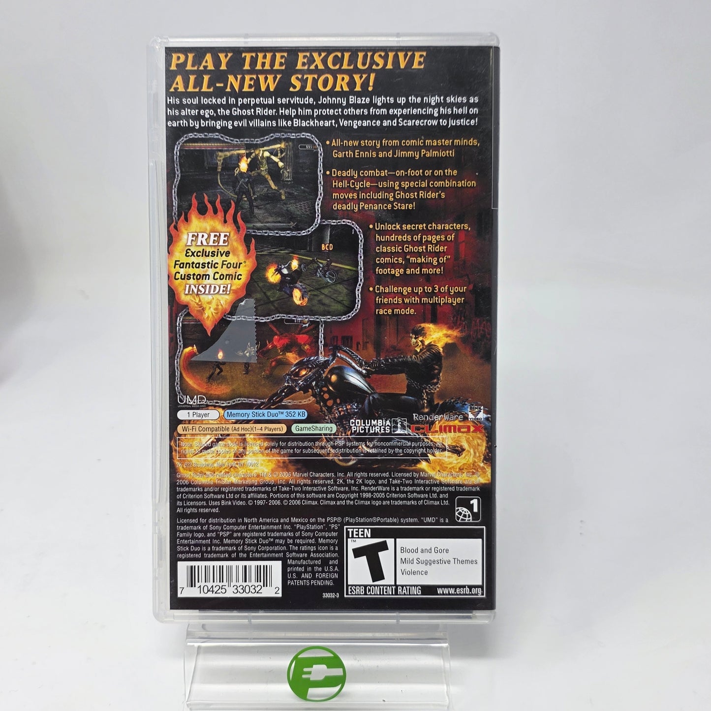 Ghost Rider (Sony PlayStation Portable PSP, 2007)