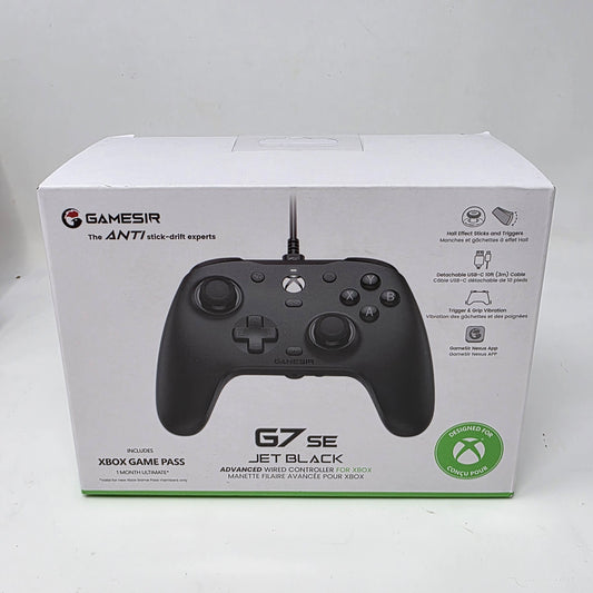 New GameSir G7 SE Wired Xbox Game Controller Black