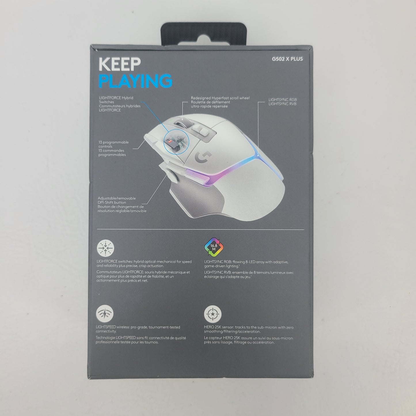 Logitech G502 X Plus Lightspeed Wireless Gaming Mouse