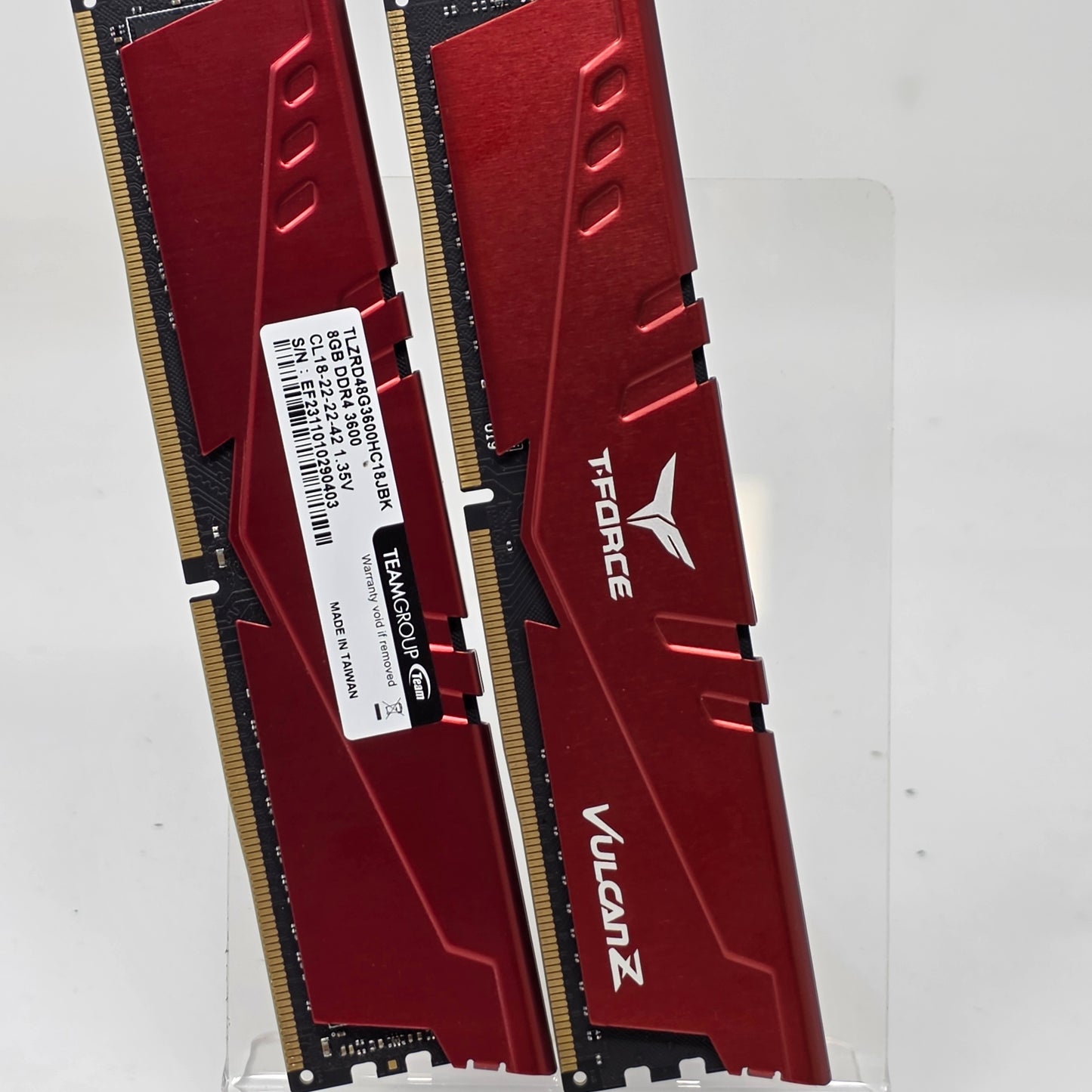 TeamGroup T-Force Vulcan Z Red 16GB (2x8GB) RAM DDR4 3600MHz 