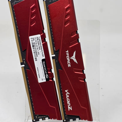 TeamGroup T-Force Vulcan Z Red 16GB (2x8GB) RAM DDR4 3600MHz 