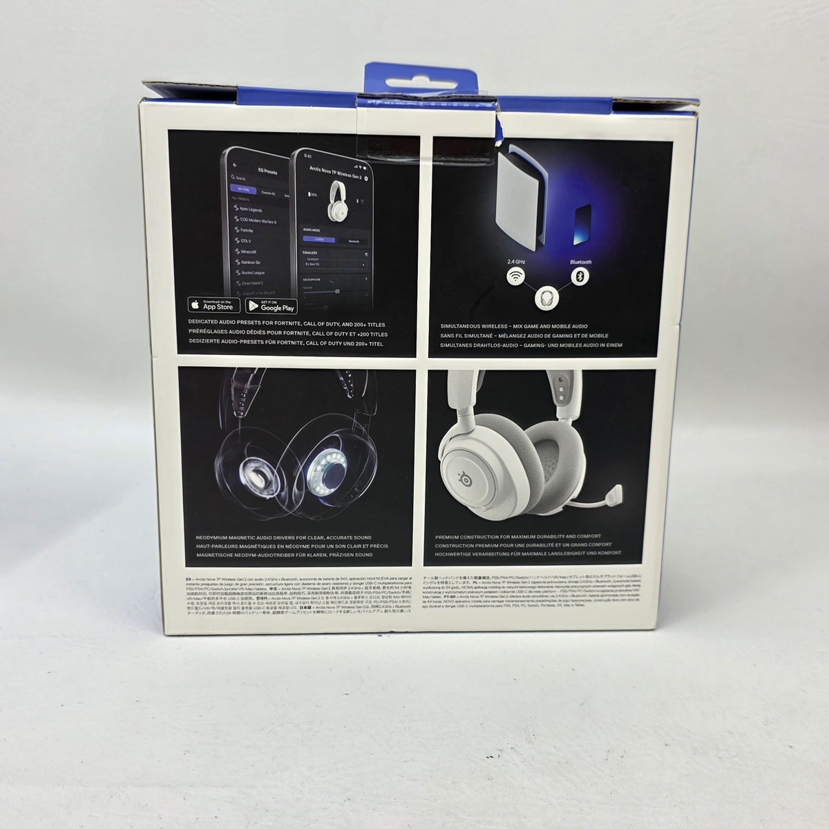 SteelSeries Arctis Nova 7P Gen 2 Wireless Gaming Headset White