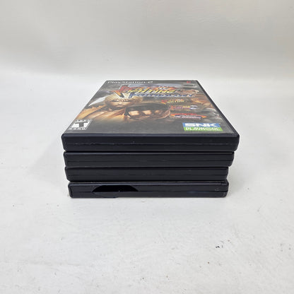 Lot of 4 Sony PS2 Games Art of Fighting Fatal Fury Street Fighter FF XII