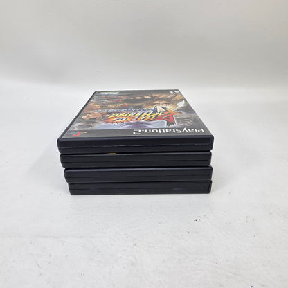 Lot of 4 Sony PS2 Games Art of Fighting Fatal Fury Street Fighter FF XII