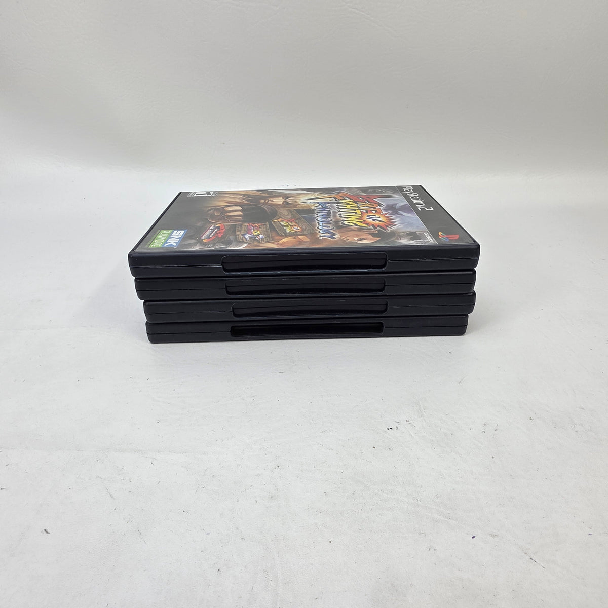 Lot of 4 Sony PS2 Games Art of Fighting Fatal Fury Street Fighter FF XII