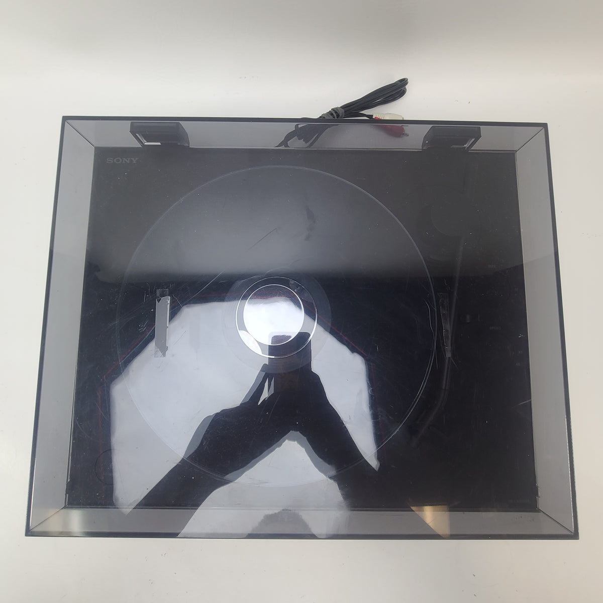 Sony PS-LX310BT Bluetooth Turntable Black Record Player Weight Ceramic Disc