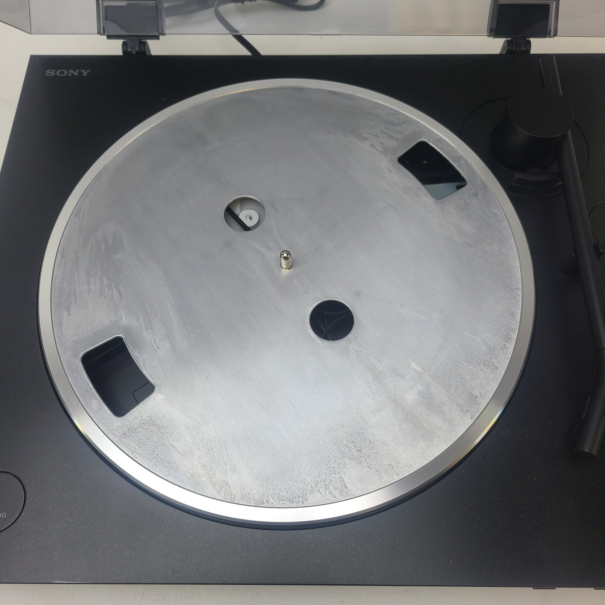 Sony PS-LX310BT Bluetooth Turntable Black Record Player Weight Ceramic Disc