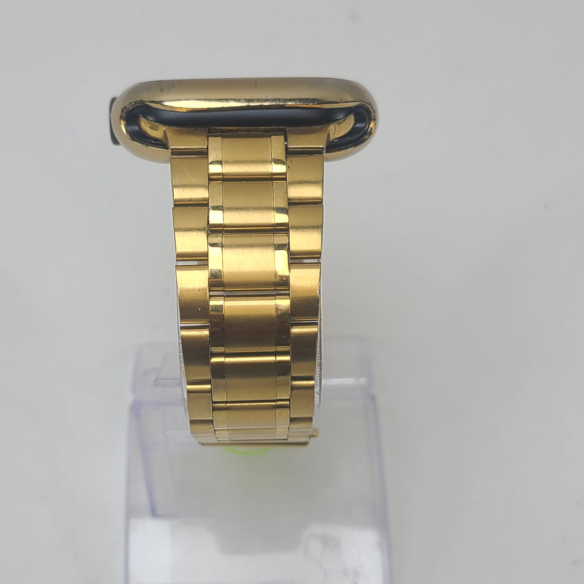 Apple Watch Series 9 45mm Midnight Aluminum GPS MRMF3LL/A Gold Stainless Link Band