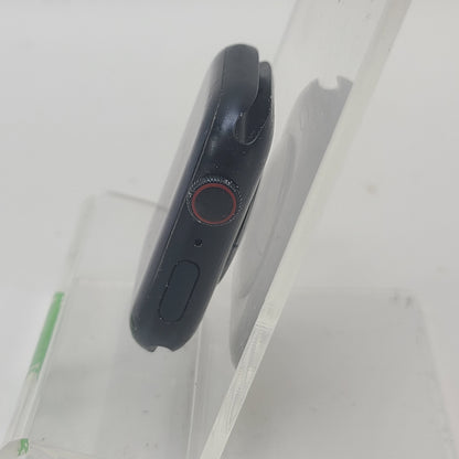 Apple Watch Series 9 45mm Midnight Aluminum GPS MRMF3LL/A Gold Stainless Link Band