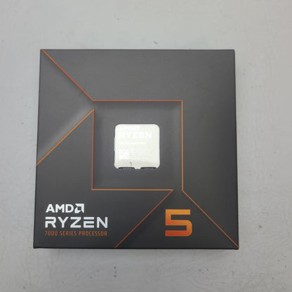 New AMD Ryzen 5 7600X 4.7 GHz 6 Core 100-100000593 12 Thread AM5
