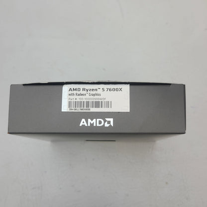 New AMD Ryzen 5 7600X 4.7 GHz 6 Core 100-100000593 12 Thread AM5