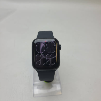Unlocked Apple Watch SE 3 44MM Midnight Aluminum Black Sport Band MEPJ4LW/A