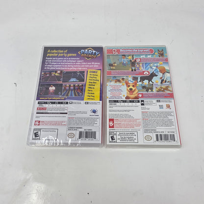 Lot of 2 Nintendo Switch Games Party Arcade & My Universe Pet Clinic Cats