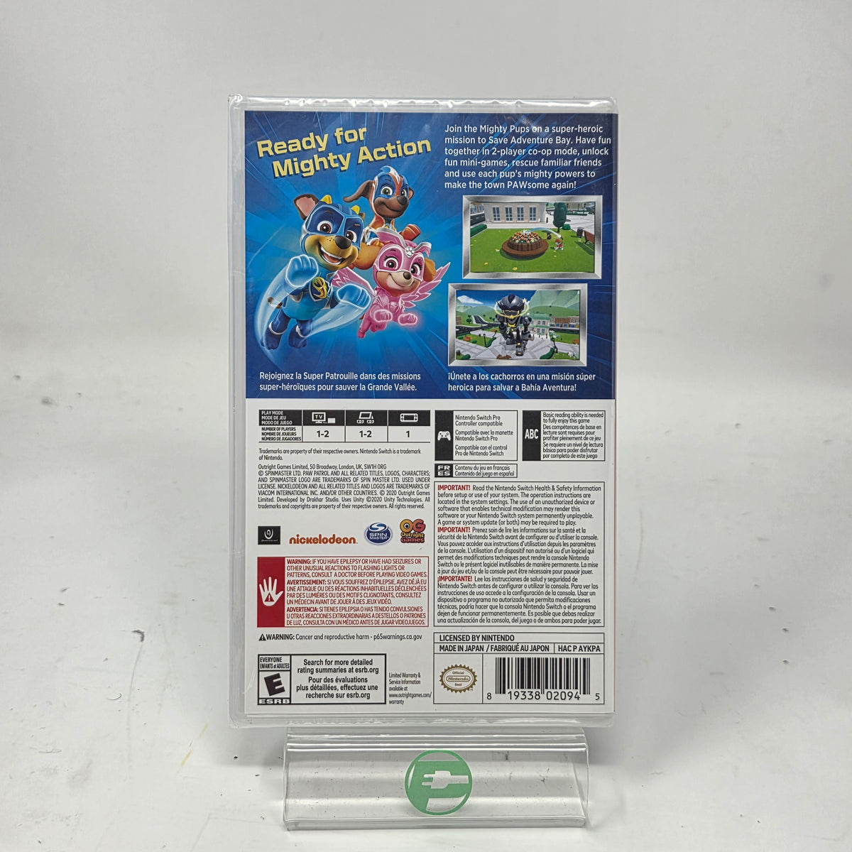 New Paw Patrol: Mighty Pups Save Adventure Bay (Nintendo Switch, 2020)