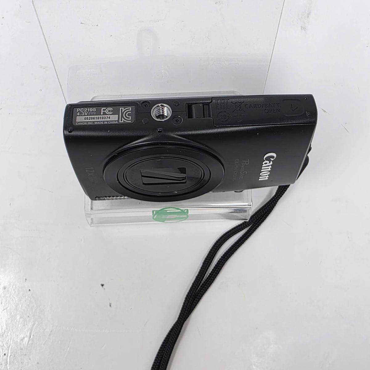 Canon PowerShot ELPH 170 IS 20.0 MP Compact Digital Camera Black 