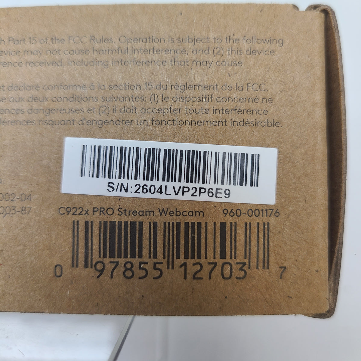 Logitech C922x Pro Stream Webcam Full 1080p HD Camera