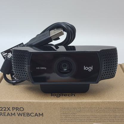 Logitech C922x Pro Stream Webcam Full 1080p HD Camera