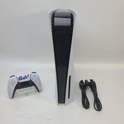 Sony PlayStation 5 Disc PS5 825GB White Console Gaming System CFI-1215A