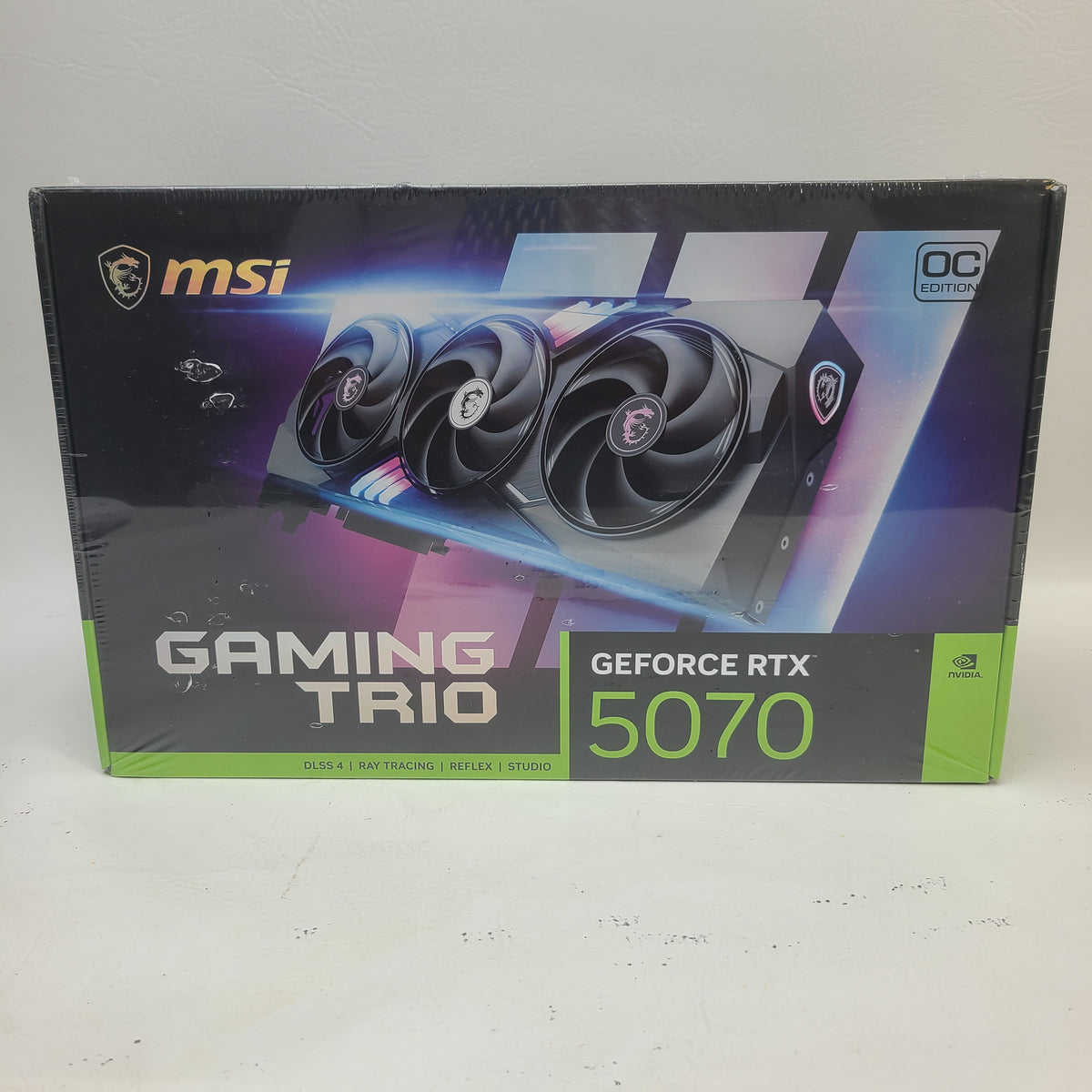 New MSI GeForce RTX 5070 Gaming Trio OC 12GB GDDR7 Graphics Card 