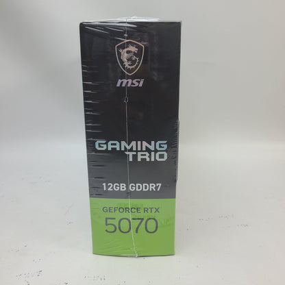 New MSI GeForce RTX 5070 Gaming Trio OC 12GB GDDR7 Graphics Card 