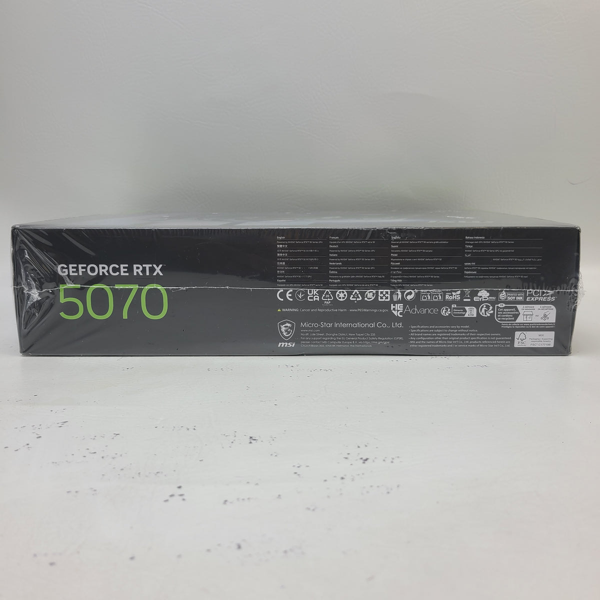 New MSI GeForce RTX 5070 Gaming Trio OC 12GB GDDR7 Graphics Card 