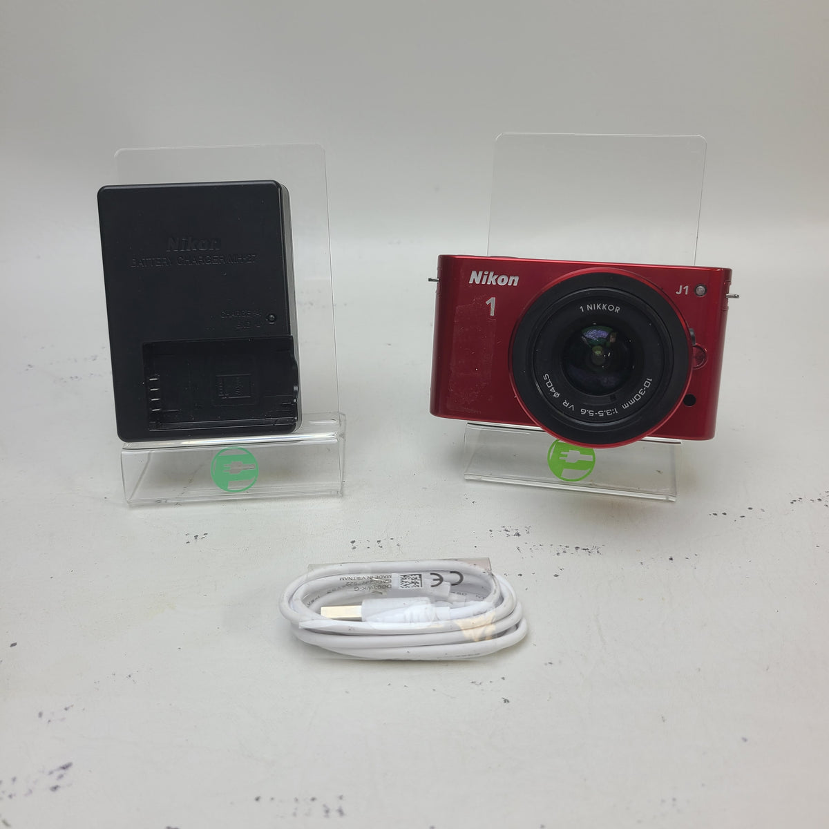 Nikon 1 J1 10.1MP Mirrorless Interchangeable Lens Red