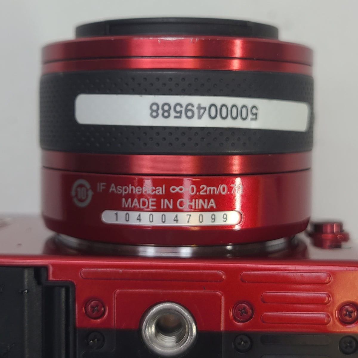 Nikon 1 J1 10.1MP Mirrorless Interchangeable Lens Red