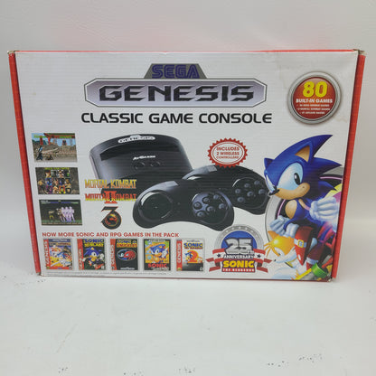 Sega Genesis Classic Game Console FB8280B AtGames Black Home Console 