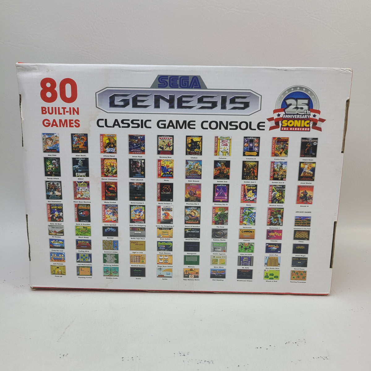 Sega Genesis Classic Game Console FB8280B AtGames Black Home Console 
