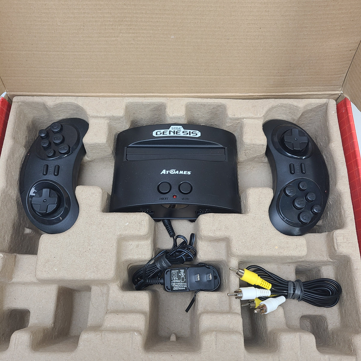 Sega Genesis Classic Game Console FB8280B AtGames Black Home Console 