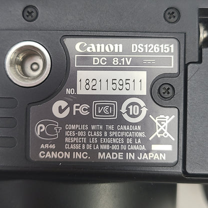Canon EOS Rebel XTi 10.1MP Digital SLR DSLR Camera