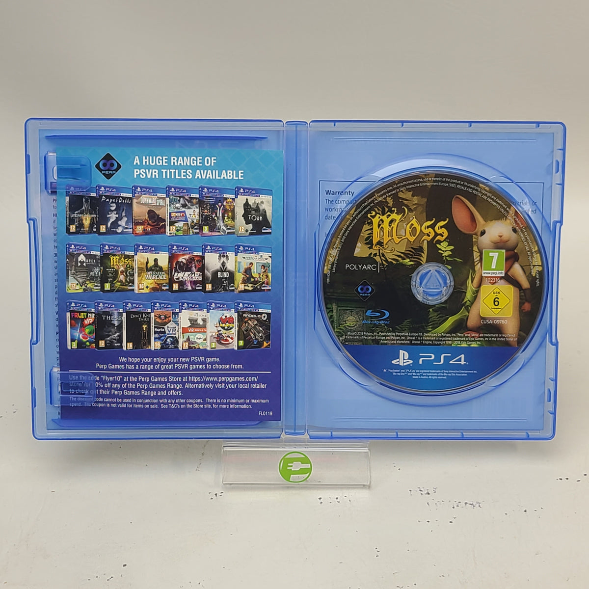 Moss (Sony PlayStation 4 PS4, 2018)
