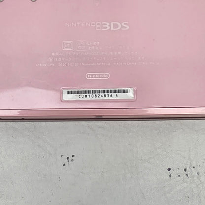 Nintendo 3DS Handheld Game Console CTR-001 Gloss Pink