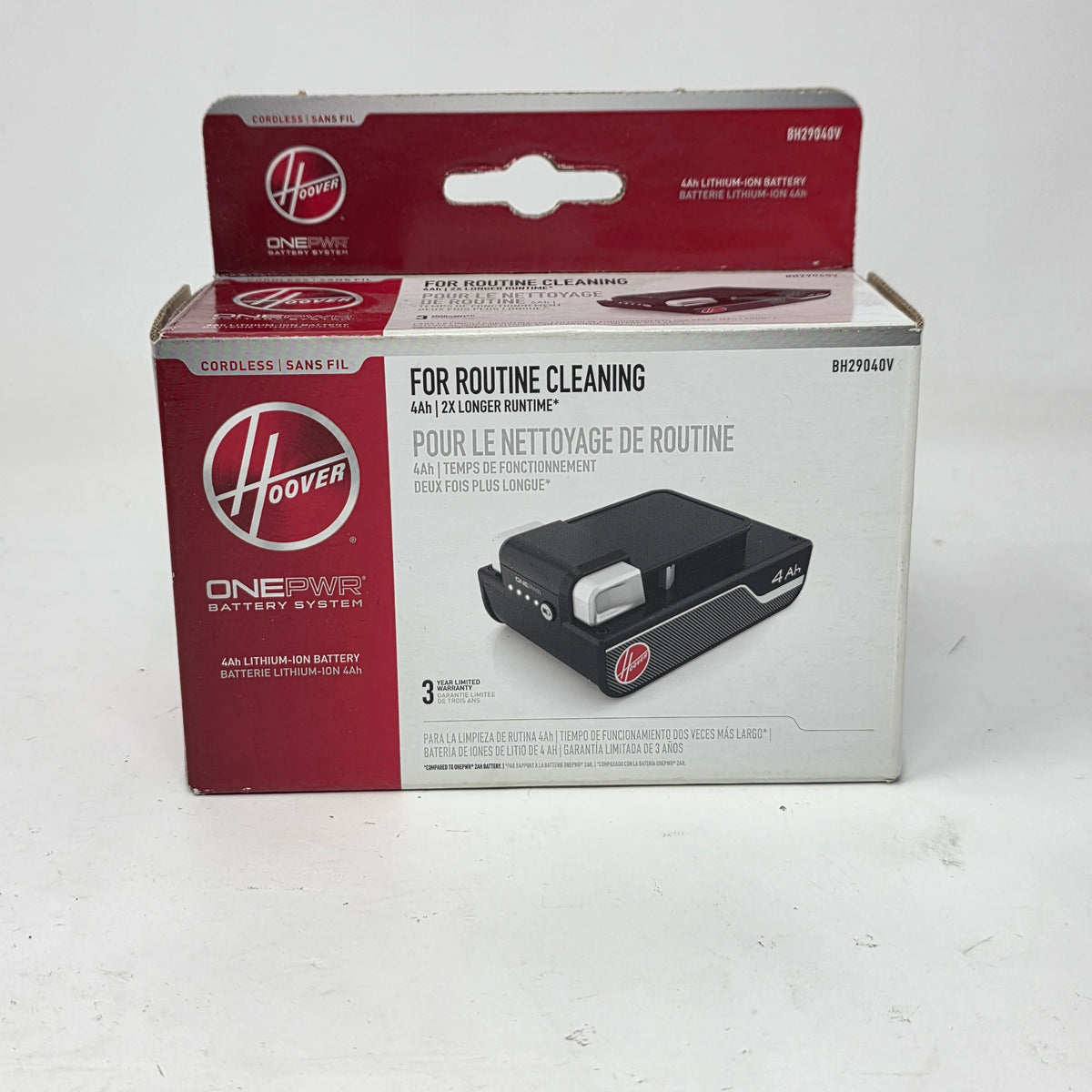 Hoover ONEPWR 4Ah Lithium-Ion Battery BH29040V Cordless Vacuum Battery