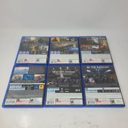 Lot of 6 Games PS4 GTA V Call of Duty Modern Warfare Black Ops 3 WWII Mortal Kombat