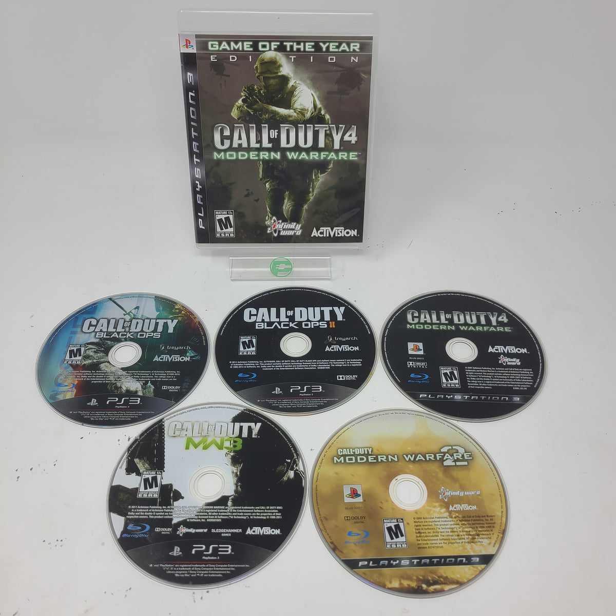 Lot of 6 Games PS3 Call of Duty Black Ops I II Modern Warfare 1 2 3 GOTY