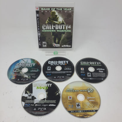 Lot of 6 Games PS3 Call of Duty Black Ops I II Modern Warfare 1 2 3 GOTY