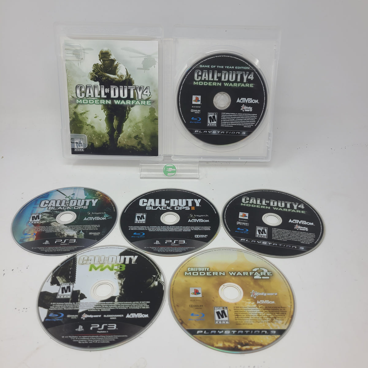 Lot of 6 Games PS3 Call of Duty Black Ops I II Modern Warfare 1 2 3 GOTY